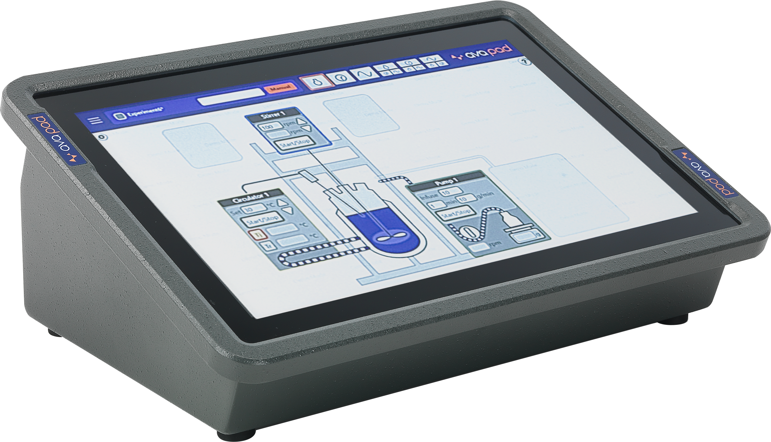 RA33091 AVA Pad Front - angled right - with Apparatus screen co