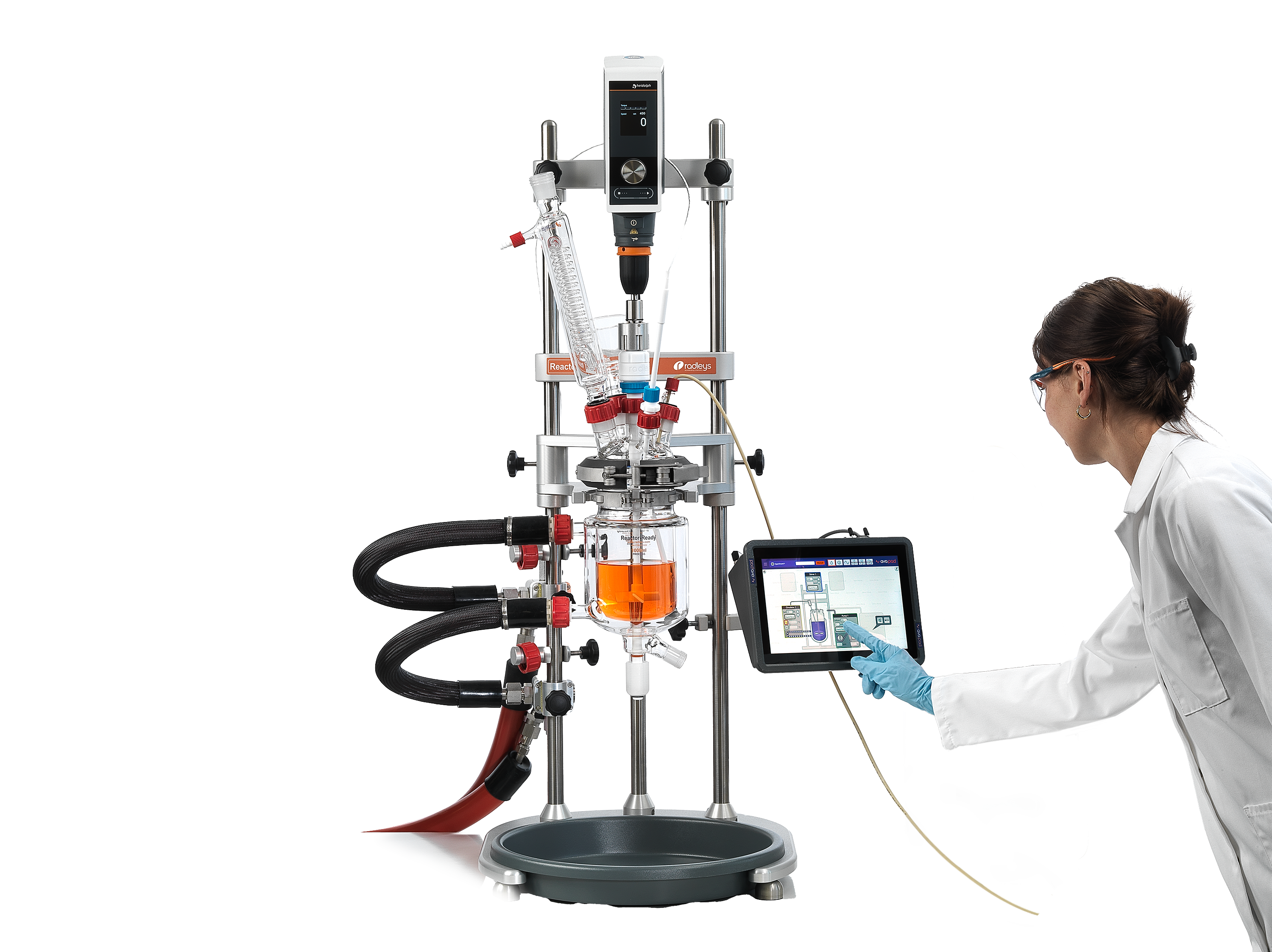 RA33764 Reactor-Ready Pro with AVA Pad on frame - circulator pump and balance - AVA brochure cover - reduced front layer only - pump removed